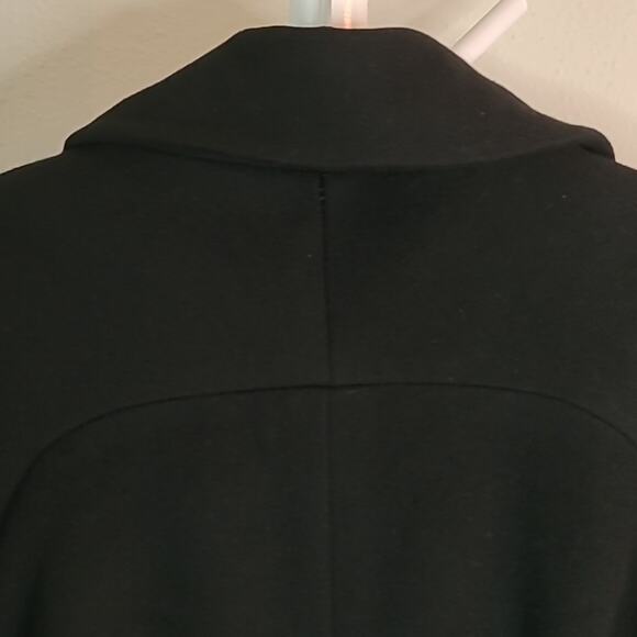 Vintage Calvin Klein made in USA Maxi Coat, black, c.1987, fits 10-12, - Picture 14 of 15